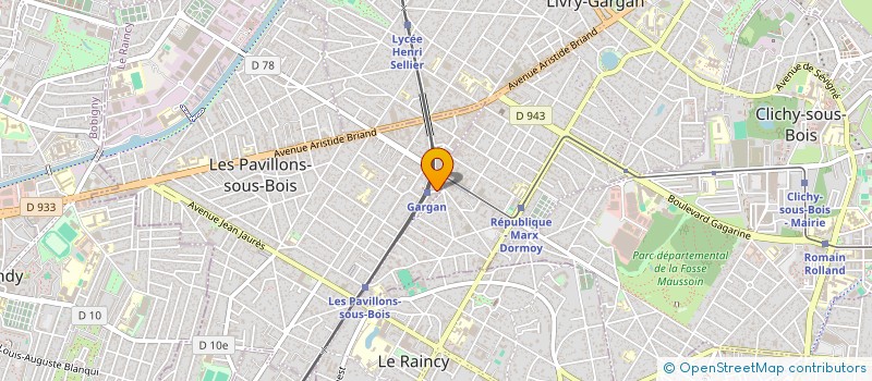 localisation de l'entreprise CEDERCO  LES PAVILLONS-SOUS-BOIS