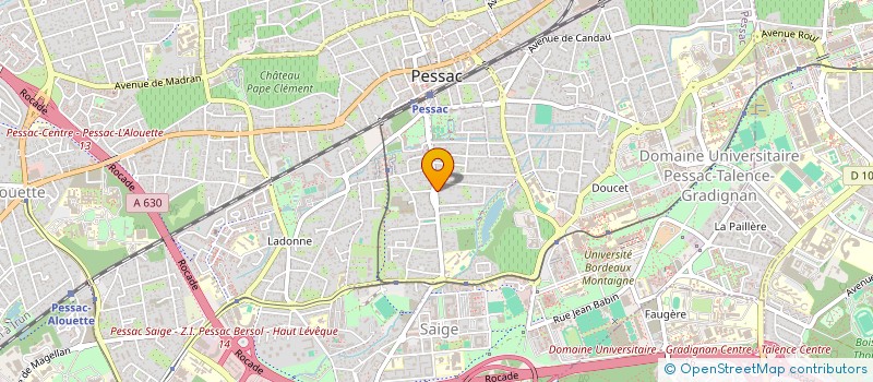 localisation de l'entreprise CEDERIM à PESSAC