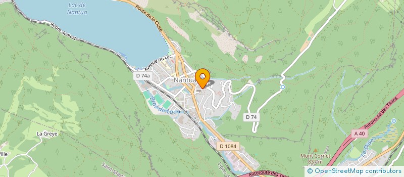 localisation de l'entreprise CEDEROM RESISTANCE AIN HAUT JURA  NANTUA