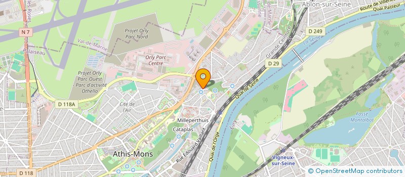 localisation de l'entreprise CEDETHAN  ATHIS-MONS