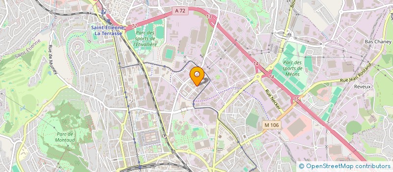 localisation de l'entreprise CEDEX CONSULTING à SAINT-ETIENNE