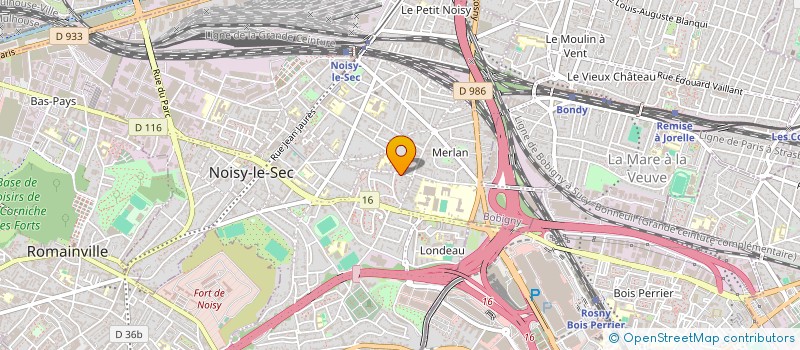 localisation de l'entreprise CEDI CABINET DE DIAGNOSTICS IMMOBILIER à NOISY-LE-SEC
