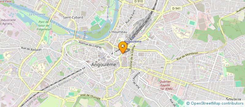 localisation de l'entreprise CEDI-PRESSE à ANGOULEME