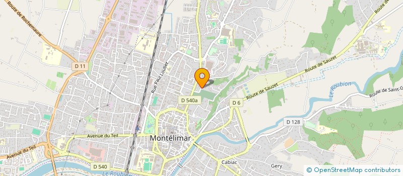 localisation de l'entreprise CEDIA à MONTELIMAR