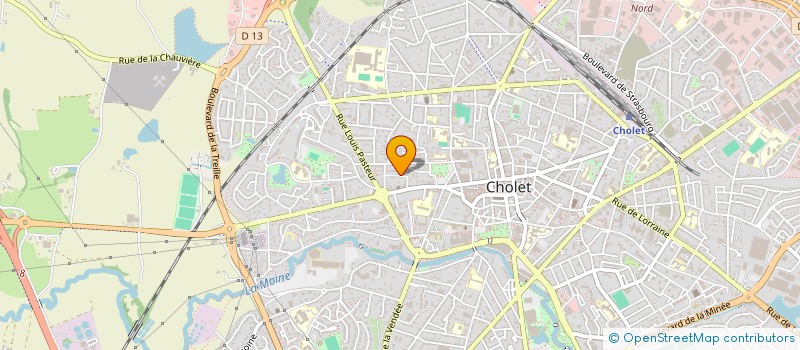 localisation de l'entreprise CEDIA INVEST à CHOLET