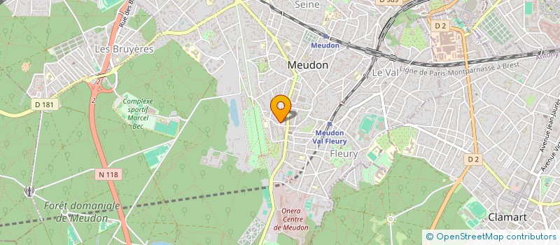 localisation de l'entreprise CEDIBAT à MEUDON