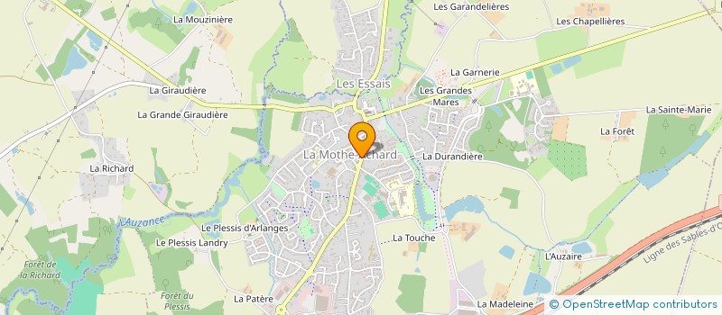 localisation de l'entreprise CEDILIE à LES ACHARDS