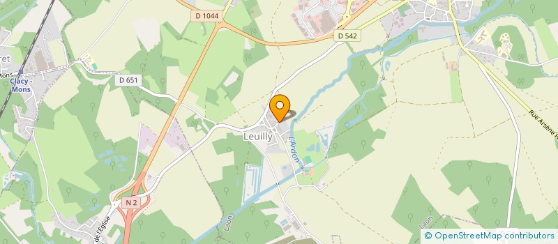 localisation de l'entreprise CEDILLE à LAON