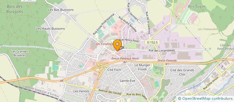 localisation de l'entreprise CEDIM à DREUX