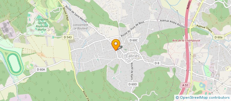 localisation de l'entreprise CEDIMMO  CABRIES