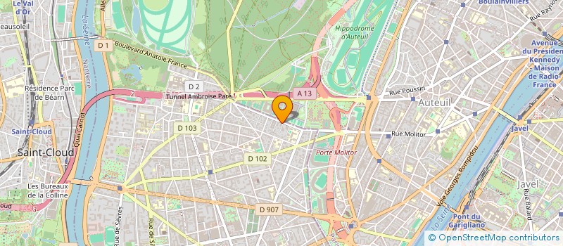 localisation de l'entreprise CEDIMMO HOLDING à BOULOGNE-BILLANCOURT