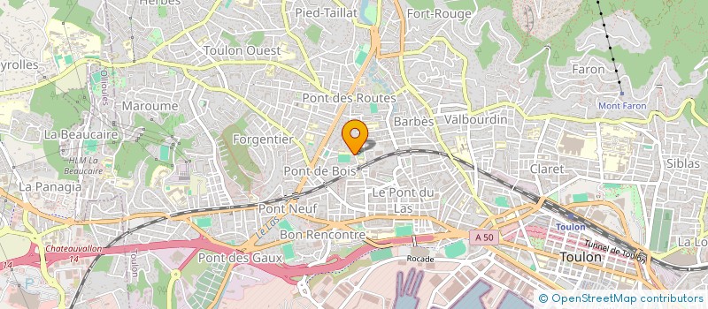 localisation de l'entreprise CEDIS à TOULON