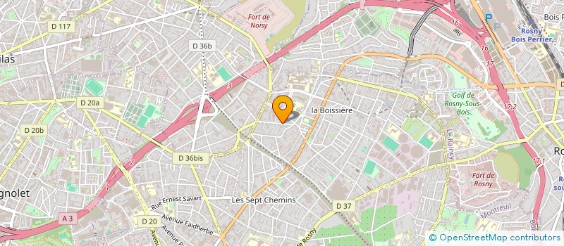 localisation de l'entreprise CEDIT à MONTREUIL