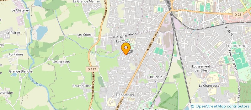 localisation de l'entreprise CEDLINE à PERONNAS