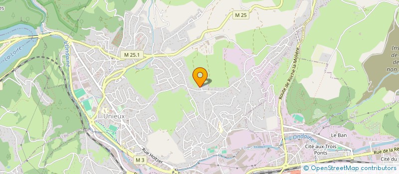 localisation de l'entreprise CEDLO  UNIEUX