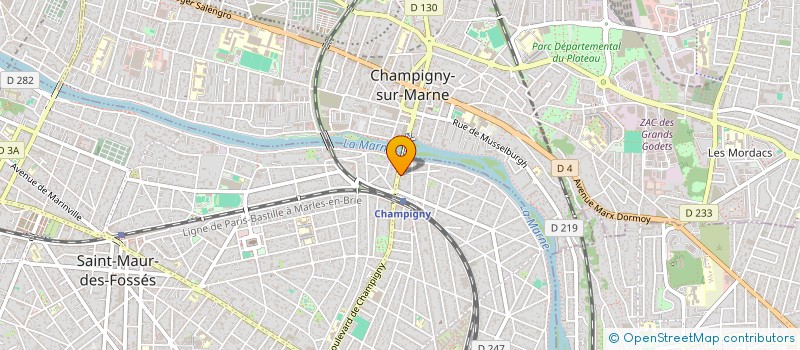 localisation de l'entreprise CEDO à SAINT-MAUR-DES-FOSSES