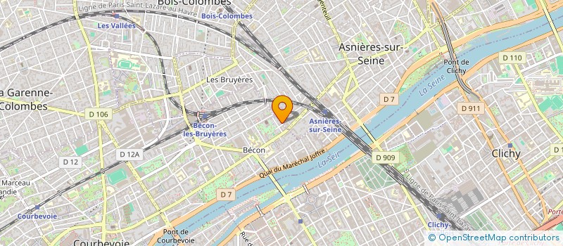 localisation de l'entreprise CEDO à COURBEVOIE