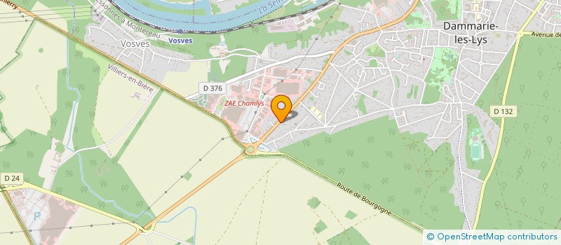 localisation de l'entreprise CEDO BAT à DAMMARIE-LES-LYS