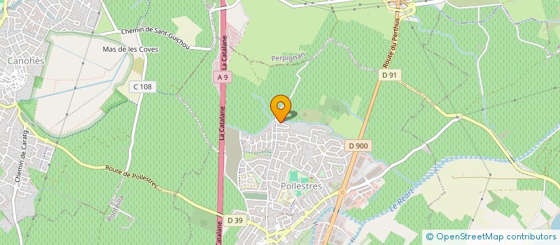 localisation de l'entreprise CEDOBAS  POLLESTRES