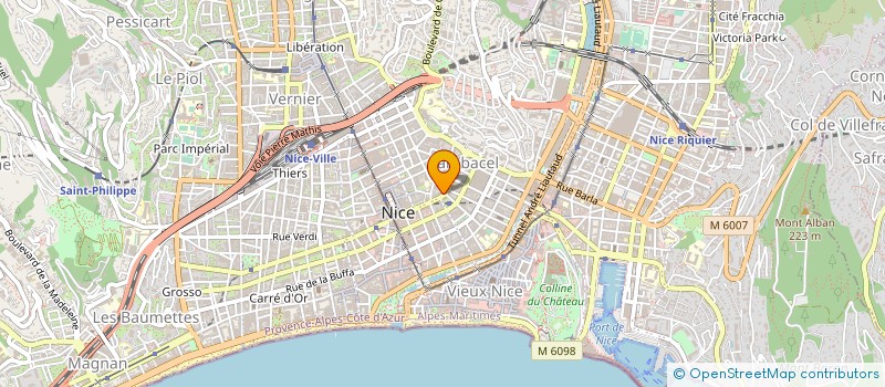 localisation de l'entreprise CEDOL à NICE