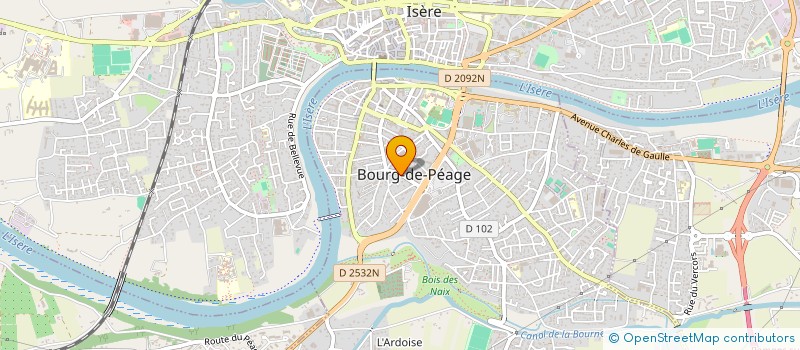 localisation de l'entreprise CEDOL  BOURG-DE-PEAGE