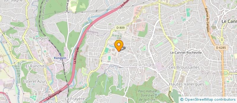 localisation de l'entreprise CEDOLI à LE CANNET