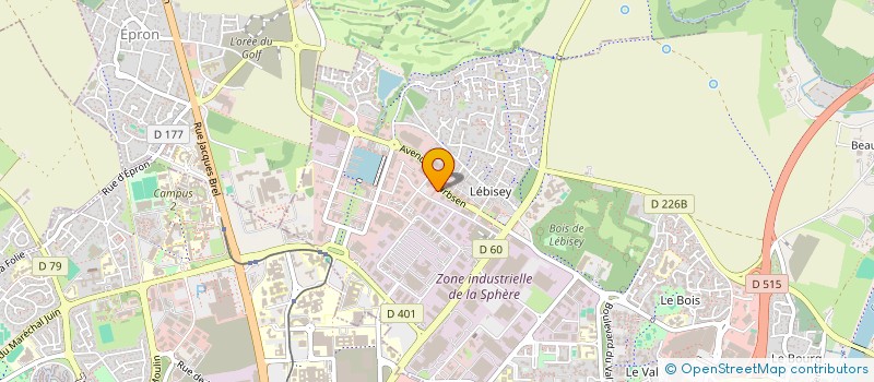 localisation de l'entreprise CEDOLI  EPRON