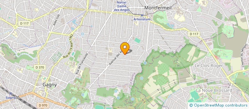 localisation de l'entreprise CEDOMA à MONTFERMEIL