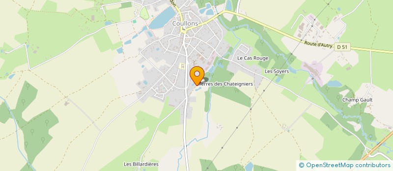 localisation de l'entreprise CEDONA à COULLONS