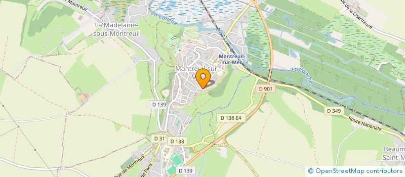 localisation de l'entreprise CEDORO  MONTREUIL-SUR-MER