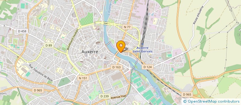 localisation de l'entreprise CEDP  AUXERRE