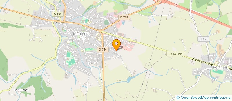 localisation de l'entreprise CEDR' AGENCEMENT à MAULEON