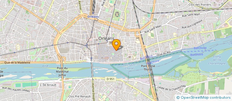 localisation de l'entreprise CEDR CIE EUROPEENNE DEFEN RECO à ORLEANS