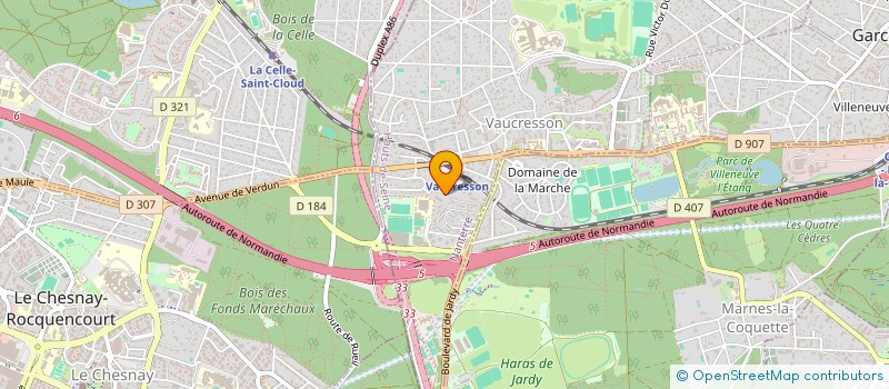 localisation de l'entreprise CEDR'OPTIC à VAUCRESSON