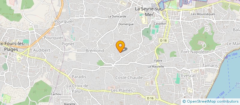localisation de l'entreprise CEDR'US à LA SEYNE-SUR-MER