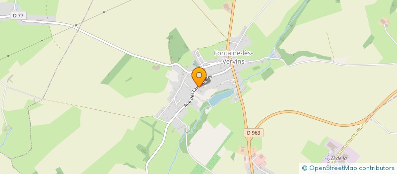 localisation de l'entreprise CEDRAFEE  FONTAINE-LES-VERVINS