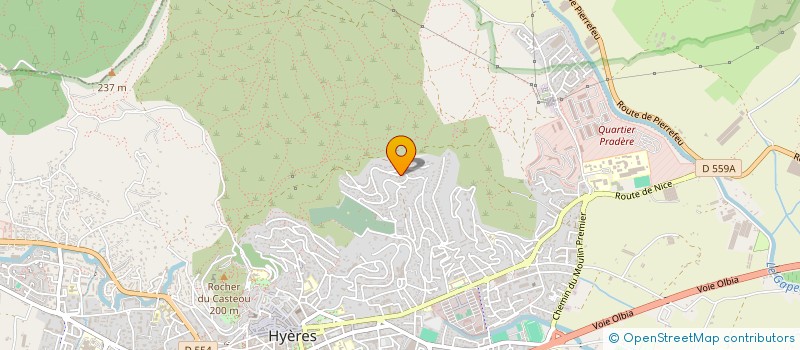 localisation de l'entreprise CEDRANDRE à HYERES