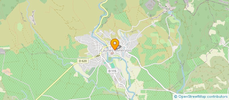 localisation de l'entreprise CEDRAT  CAUNES-MINERVOIS