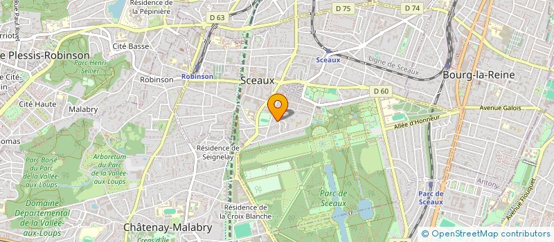 localisation de l'entreprise CEDRE 2000 à SCEAUX