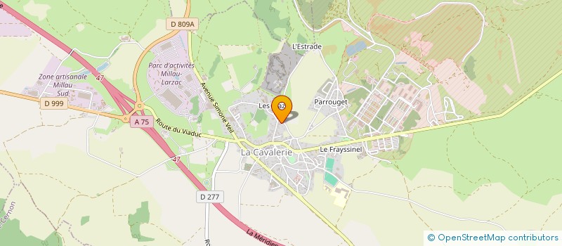 localisation de l'entreprise CEDRE  LA CAVALERIE