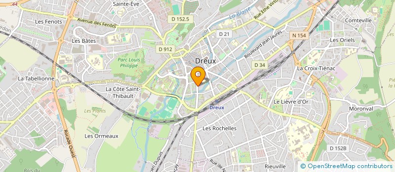 localisation de l'entreprise CEDRE à DREUX