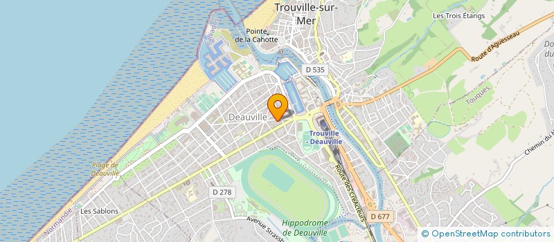 localisation de l'entreprise CEDRE à DEAUVILLE