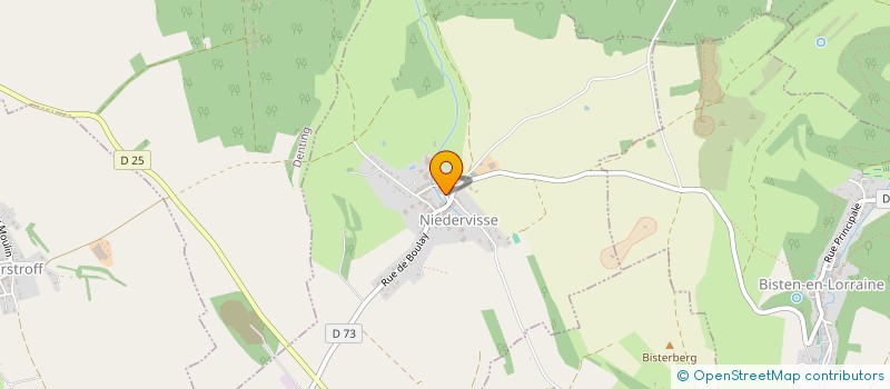 localisation de l'entreprise CEDRE  NIEDERVISSE