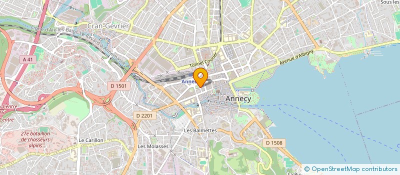 localisation de l'entreprise CEDRE 9795 à ANNECY