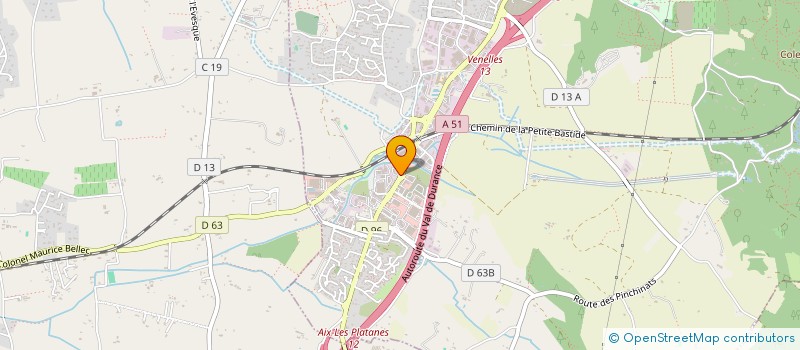 localisation de l'entreprise CEDRE COURTAGE  VENELLES