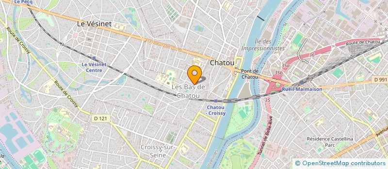 localisation de l'entreprise CEDRE HORIZON  CHATOU