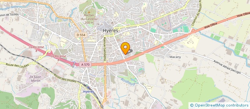 localisation de l'entreprise CEDREA  TOULON