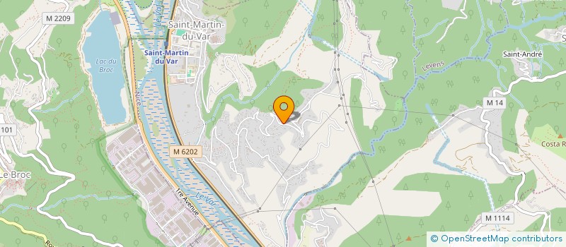 localisation de l'entreprise CEDRENOV  SAINT-MARTIN-DU-VAR