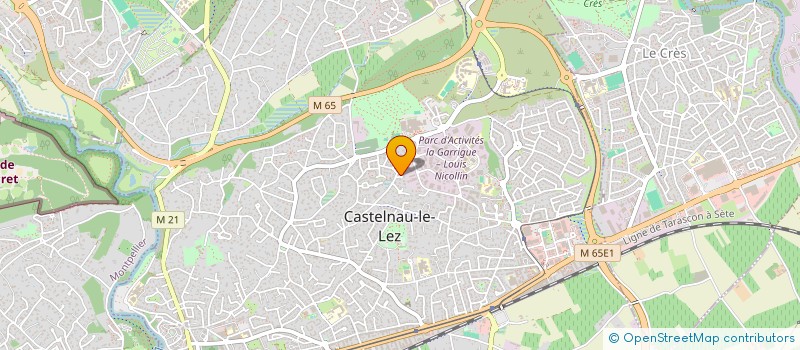 localisation de l'entreprise CEDRES DE FRANCE  CASTELNAU-LE-LEZ