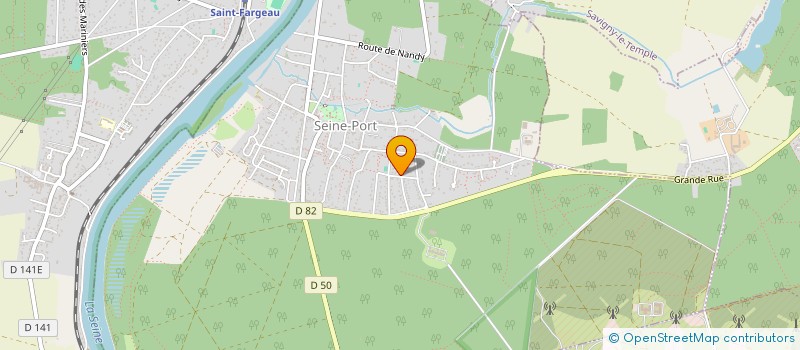 localisation de l'entreprise CEDRES IMMO  SEINE-PORT